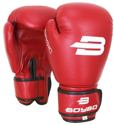 Перчатки боксерские BoyBo Basic, красный
