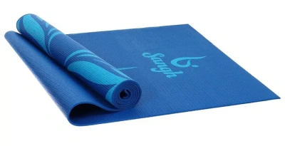 Коврик для йоги Sangh «Девушка и лотос», 173х61х0,4см