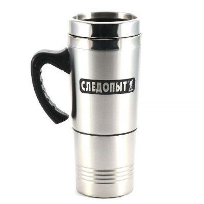 Термокружка автомоб. Следопыт, двойная, 330+180 мл