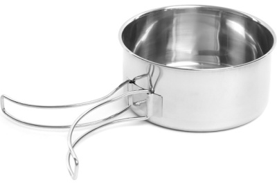 Миска BTrace, нерж., скл.ручки, 600мл