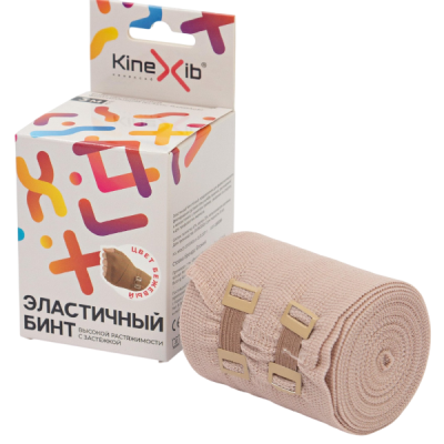Бинт эластичный KineXib, 3мх7.5см (растяжимость 170%)