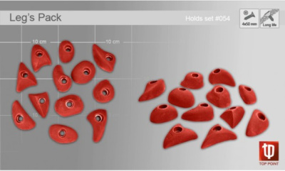 Набор зацепов для скалолазания Top Point #054 Legs Pack (12шт.)