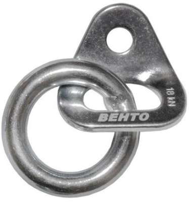 Шлямбурное ухо Vento с кольцом 10mm оцинковка