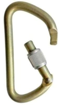 Карабин Ринг стальной, трапеция, кейлок 50кН