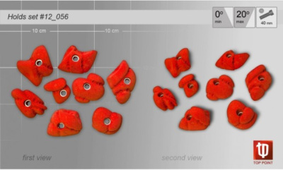 Набор зацепов для скалолазания Top Point #056 (8шт.)