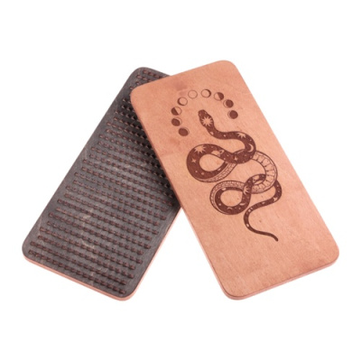 Садху, доска с дерев. гвоздями для йоги "Кобра", 30х14см 