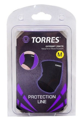 Суппорт локтя TORRES, неопрен 3 мм, черный1