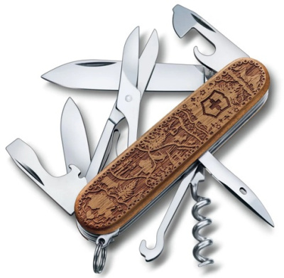Нож Victorinox Climber Wood Swiss Spirit 2021