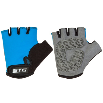 Велоперчатки STG детские, синие