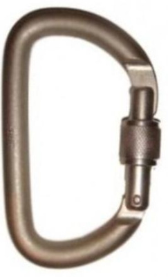 Карабин Ринг стальной, увелич.трапеция, 50кН